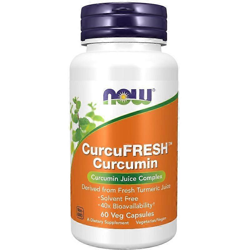 NOW Foods CurcuFRESH Curcumin Capsules 60
