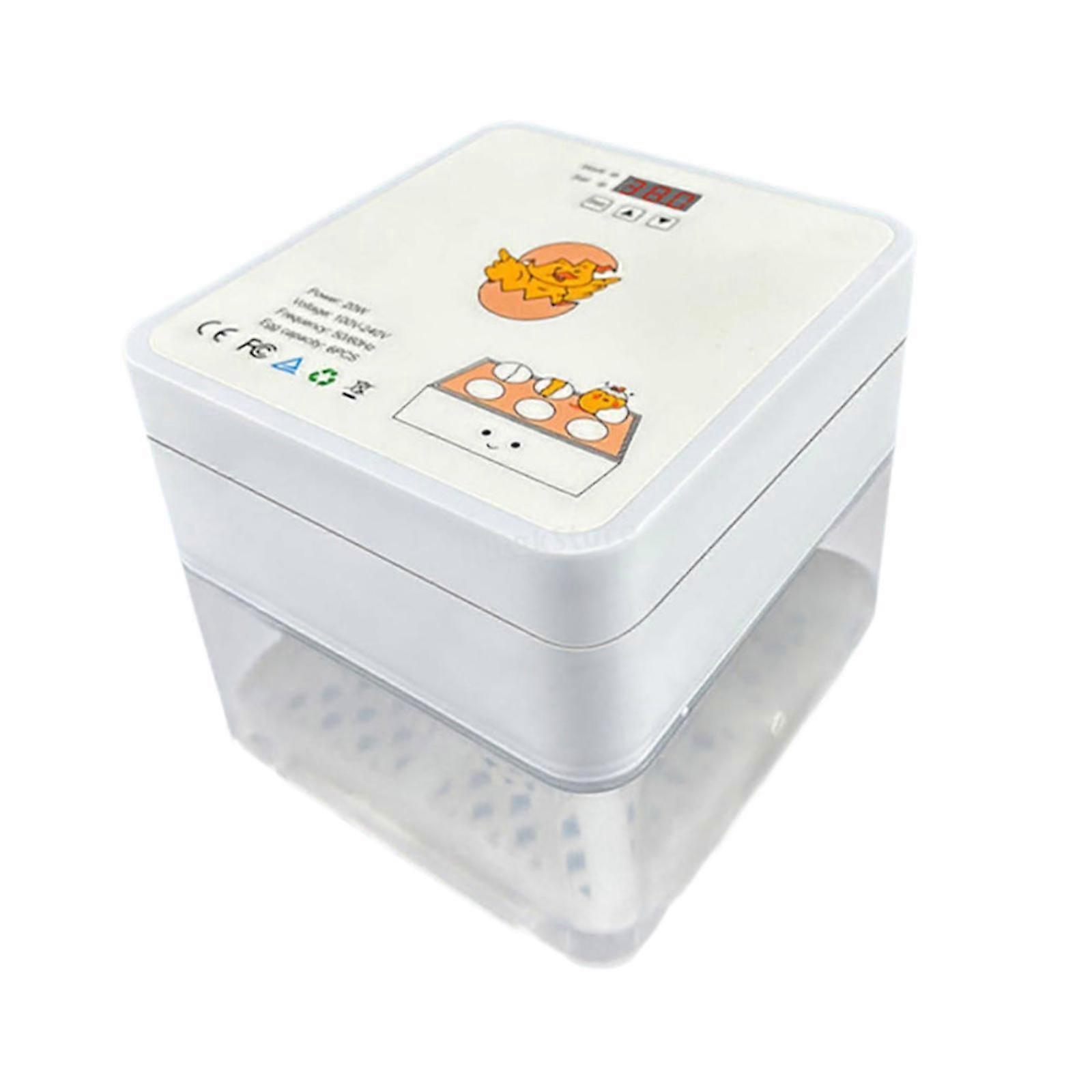 6 Egg Incubator Digital Incubator Mini Egg Incubator for Pigeon Turkey Birds