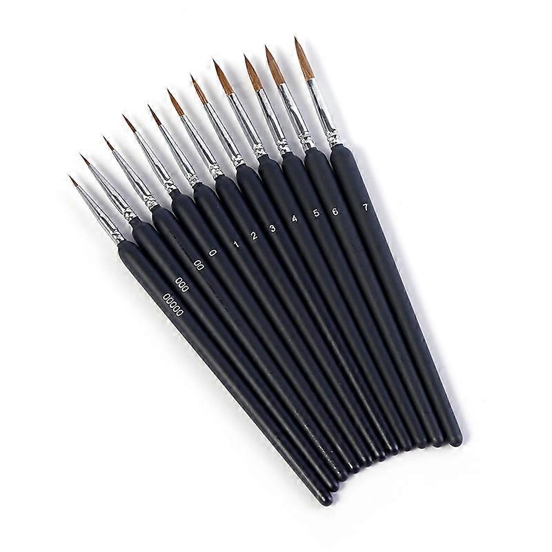 10 pcsPainting Acrylic BrushesDetail Brush