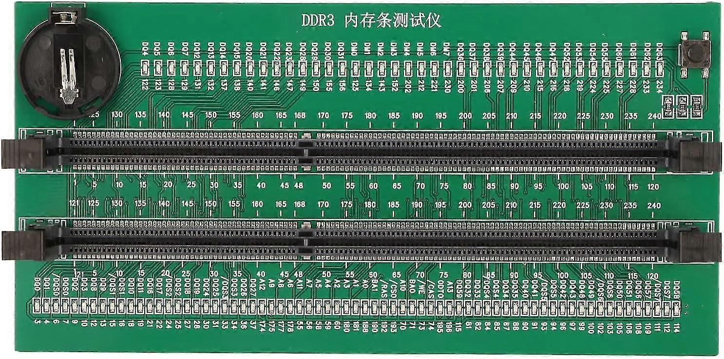 Effiziente DDR3-Speichertestkarte mit 110 LED-Anzeigen für Desktop-Computer-DDR3-Speicher
