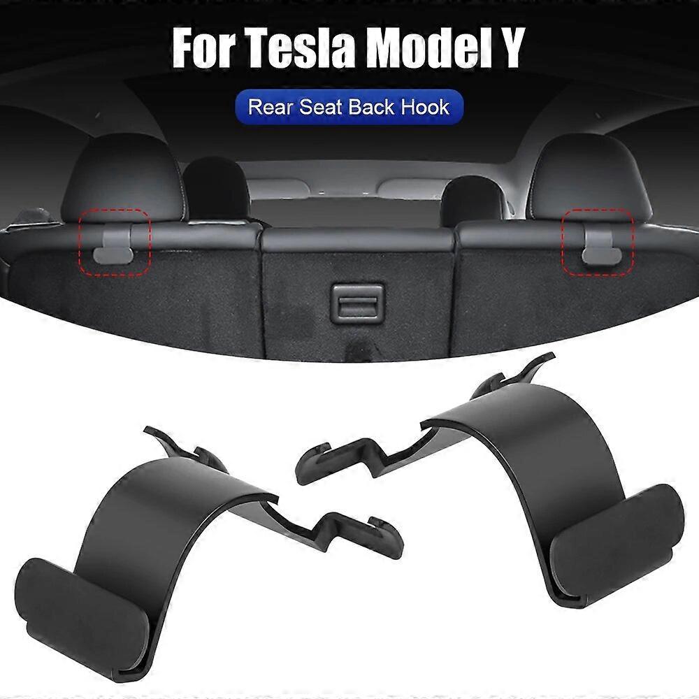 Holder For Tesla Model Y Car Seat Back Hooks Rear Trunk Organizer Interior Accessories Luggage Bag Storage Stand Auto Fasteners ST1M542