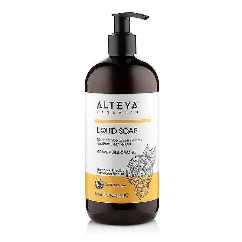 Alteya Organics Liquid Soap Grapefruit & Orange 500ml (AO0090)