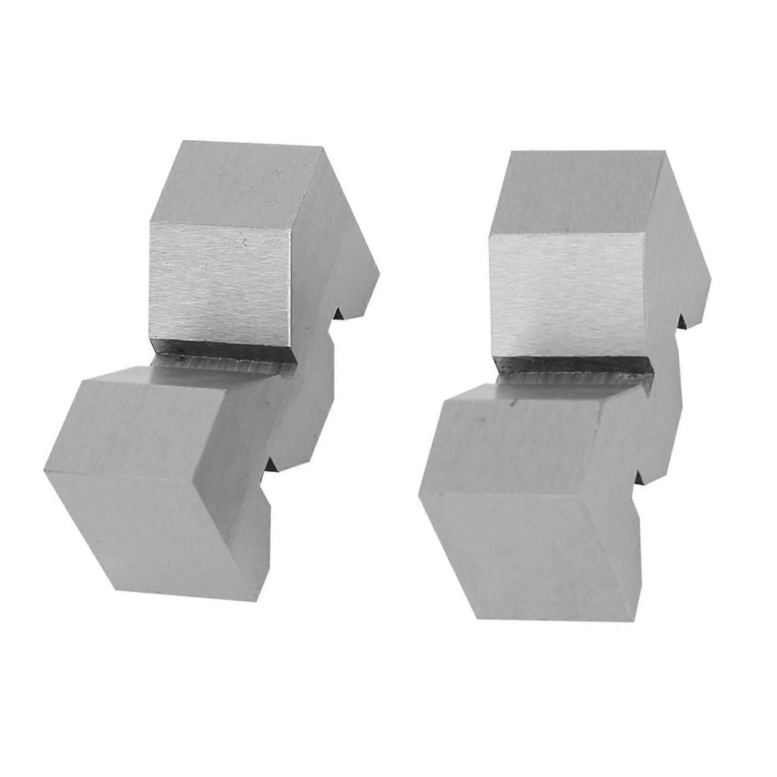 2Pcs μπλοκ 50mm τύπων Β χάλυβα άνθρακα υψηλής ακρίβειας Μ για τη μέτρηση πλατφορμών