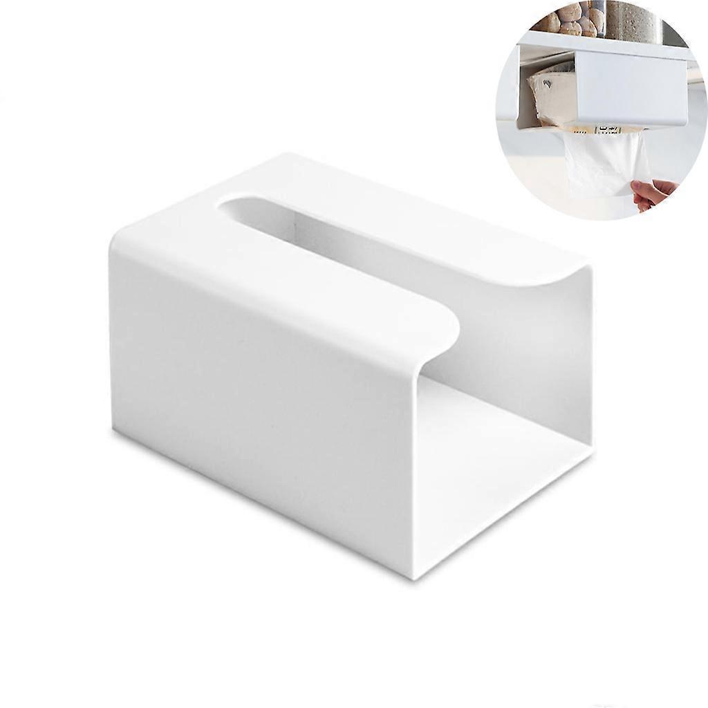 Relaxdays Tcherbox Bambus, Taschentuchbox mit Schiebeboden, Tissue Box fr Taschentcher, HxBxT: 7,5 x 24 x 12 cm, wei