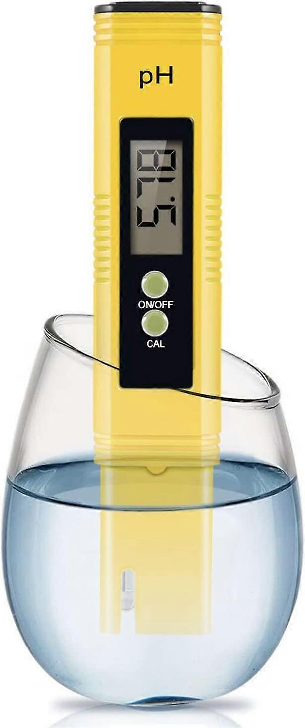 Nirvana Digital PH Meter, PH Meter 0.01 PH High Accuracy Water Quality Tester with 0-14 PH Measurement Range for Household Drinking, Pool and Aquarium
