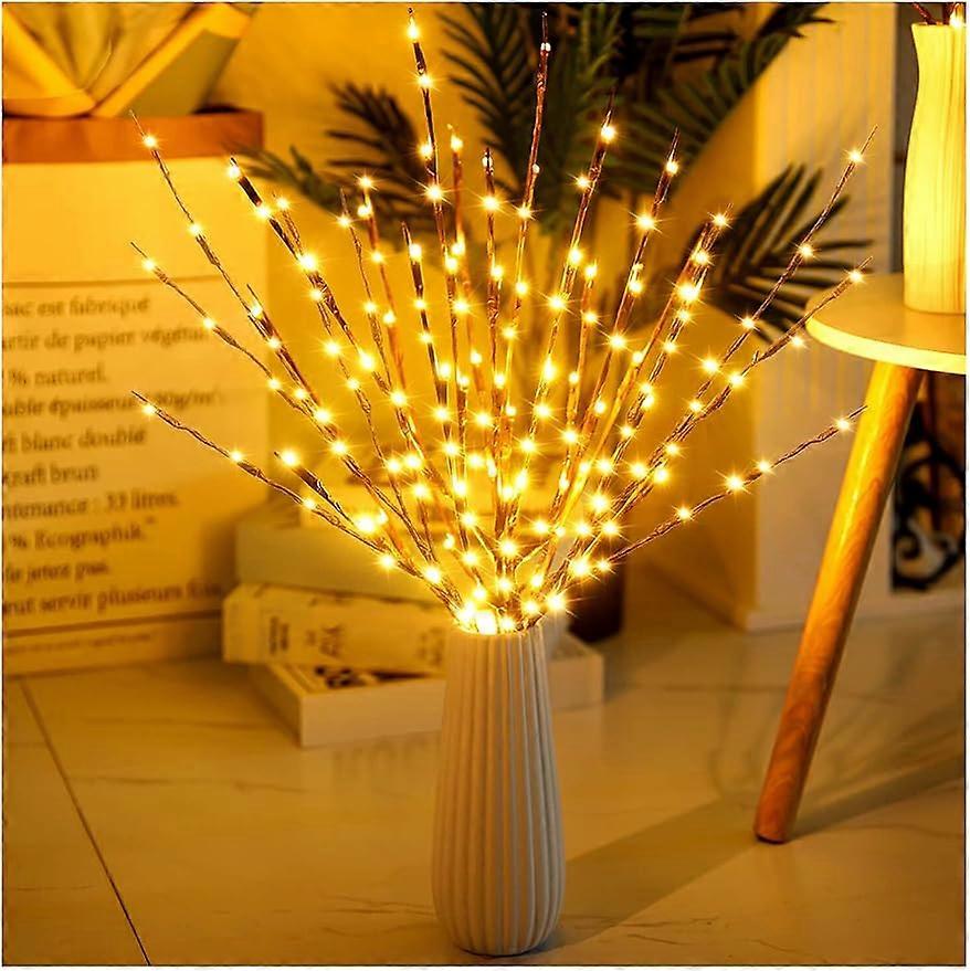 9pcs 180LED Lights Twig LED Waterproof & Battery Operated Branch Lights for Vases Magical Light Up Twigs for Create Christmas Ambience and Lighting Up