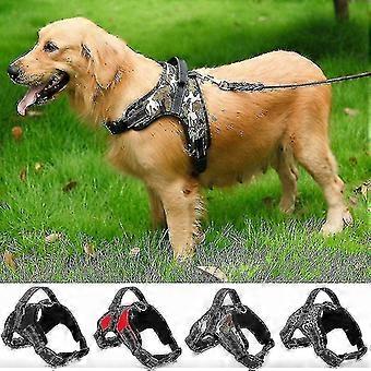 Pet Dog Leash Traction Chest Harness Drag-proof Leopard-l Aespa