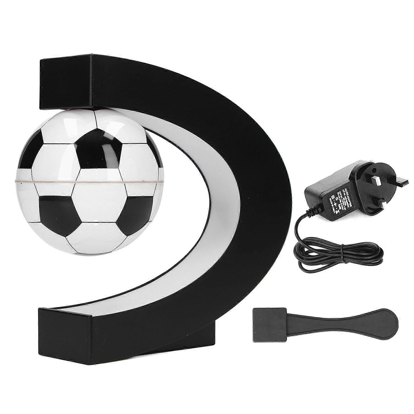 Magnetic Levitation Soccer with C Shape Base for Kids Magnetic Float Low Friction Levitating Soccer for Birthday 100240V UK Plug