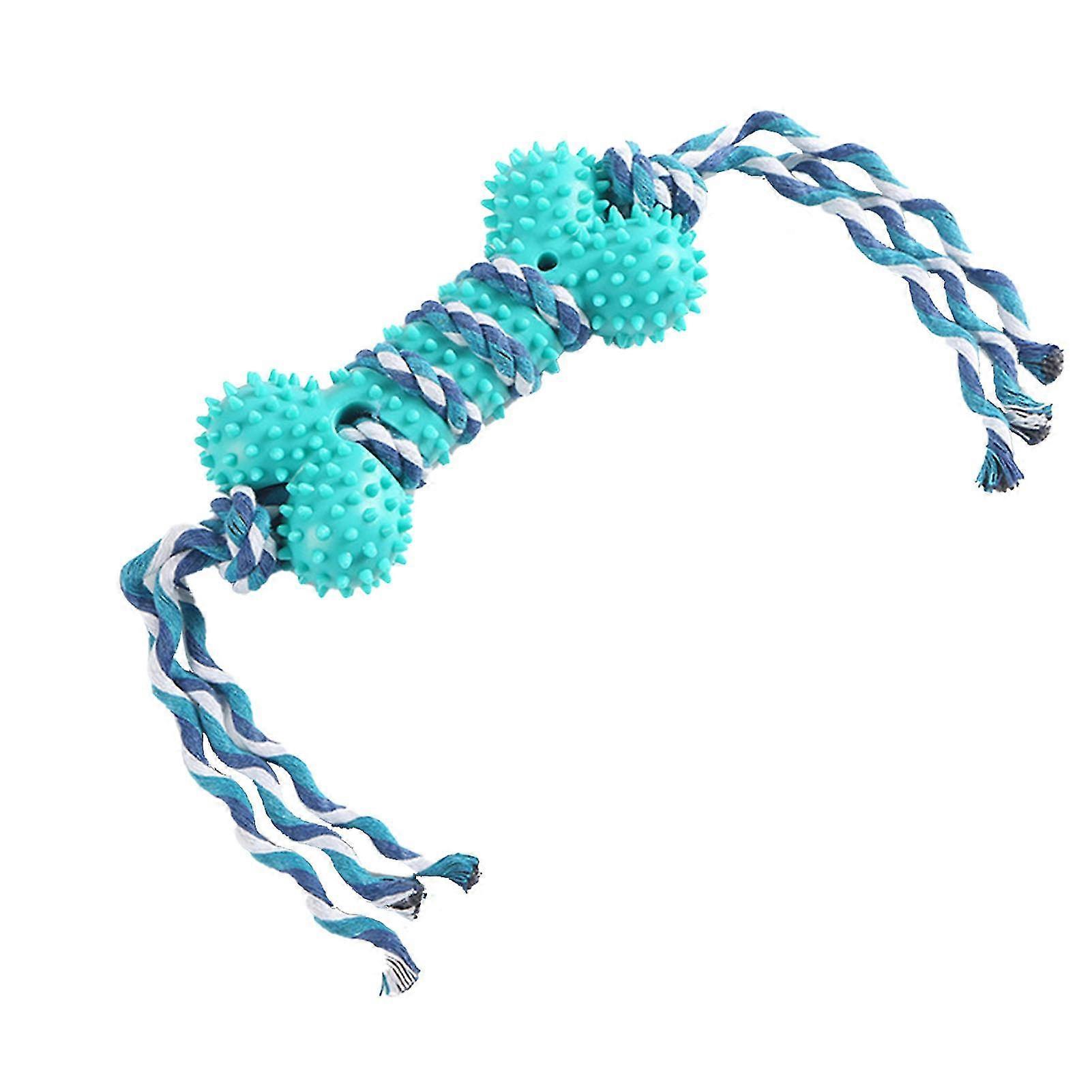 Playing Teeth Cleaning Bone Shape Indestructible For Boredom Fun Dog Rope Toy