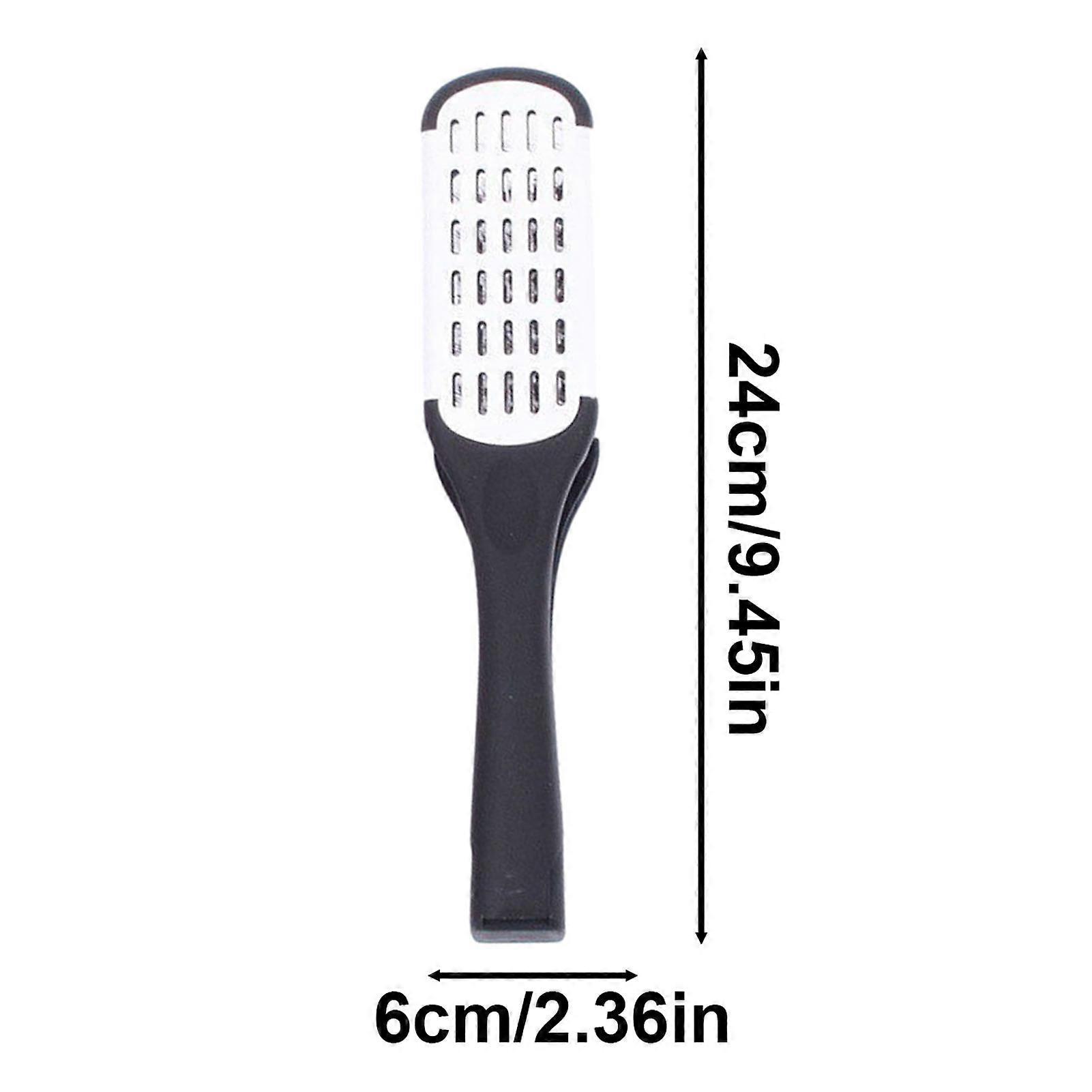 Straightening Comb Boar Bristle Clamp Hair Brush Ceramic Double Sided Brush Clamp Straightener Styling Tools for Smoothing