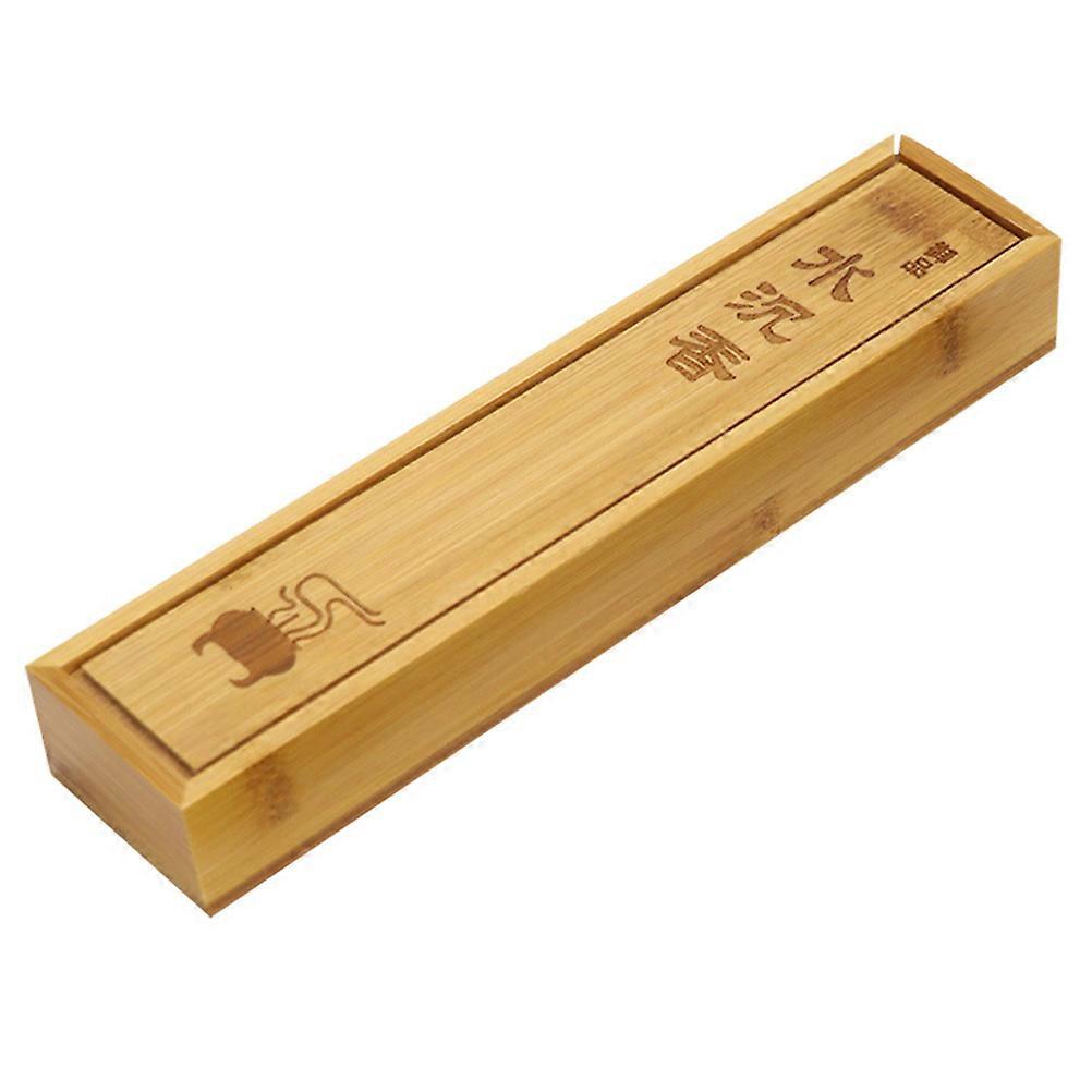 1pc Incense Stick Empty Bamboo Storage Box Incense Holder (assorted Color)