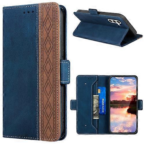 For Samsung Galaxy A25 5G / A24 4G Stitching Side-Magnetic RFID Leather Mobile Phone Case