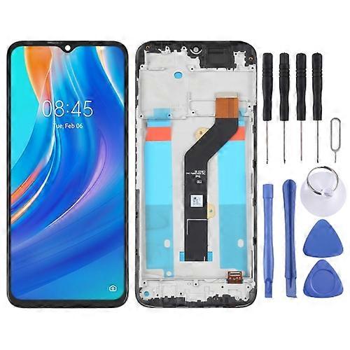 LCD Screen For Tecno Spark 7 Digitizer Full Assembly with Frame
