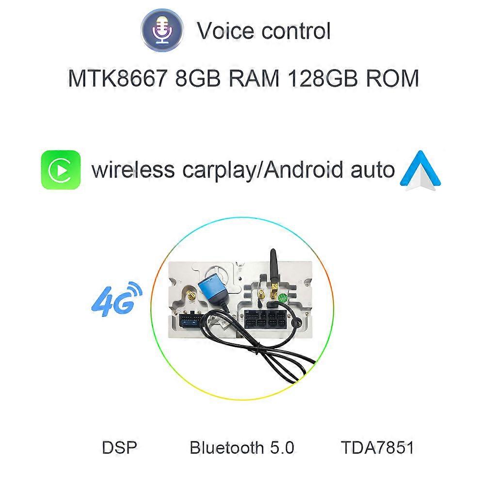 DSP PX6 TDA7851 Android 10.0 8GB + 64G ROM 8Core Car DVD Player GPS Map RDS autoradio car radio 5.0 For Kia Cerato Forte 2018