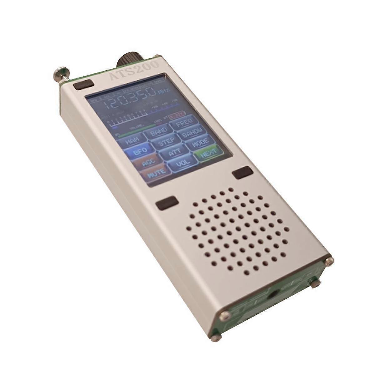 New ATS200 Aviation Band Radio FM SI4732+ESP32+Bluetooth+2.4 Inch Touch Display FM, AM, LSB, USB Mu