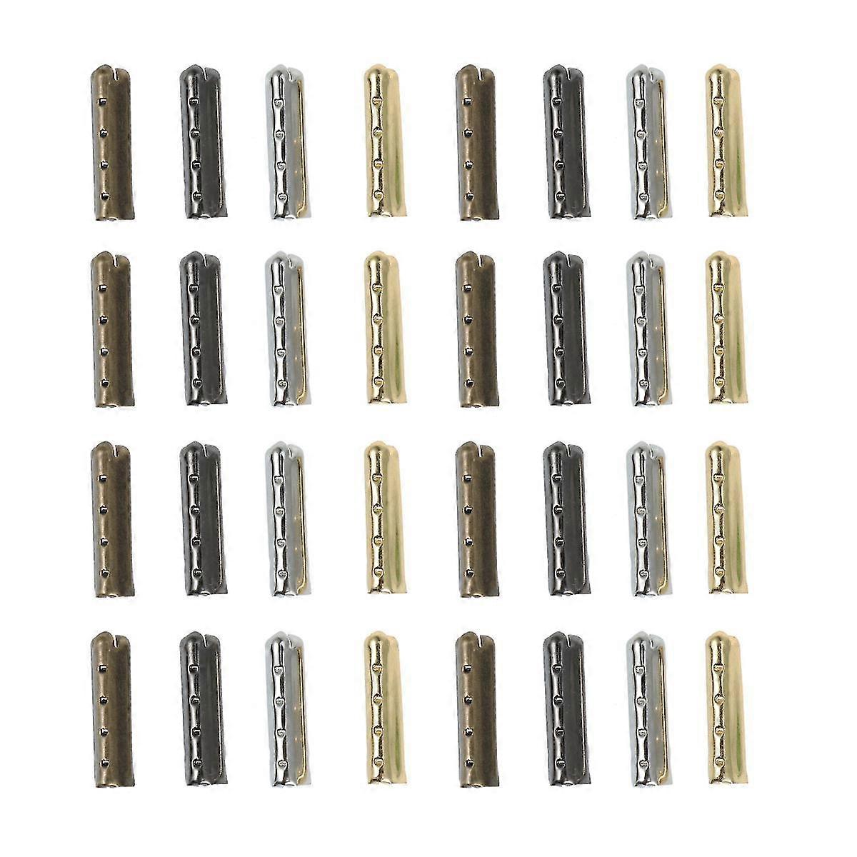 80 Pcs Boot Shoe Laces Diy Shoelace Aglet Metal Tip Shoelaces Shoelace Tip Head Metal Aglet