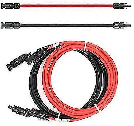 Starlight-extension Cable - Both Sides - Solar Cable - Red/black - 6 Mm - With Mounted Solar Connector - (2x 1.5m)