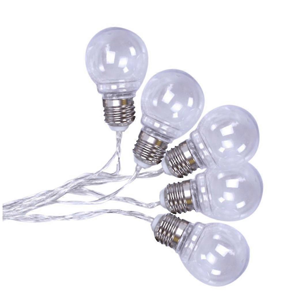 New Type Solar Retro Bulb Light String Transparent Outdoor Decoration