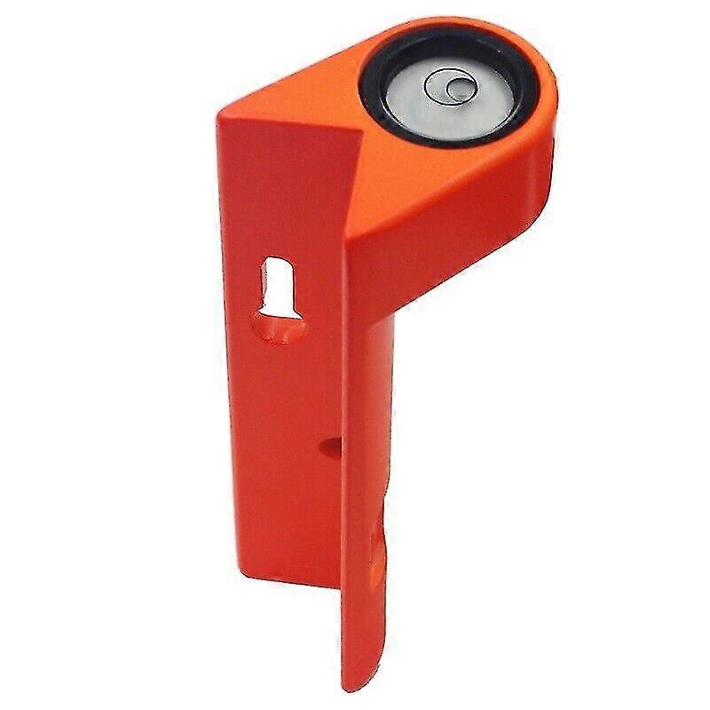 Adjustable Clipon Rod Leveling Bubble Range Pole Level Toprisms Telescopic Staff(orange)(1pcs)