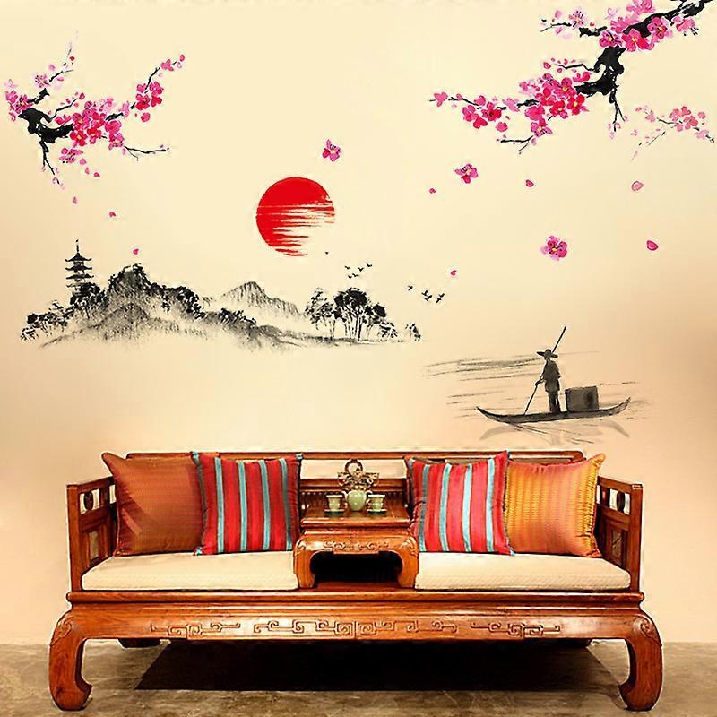 1pc Japanese Style Splash Ink Landscape Paint