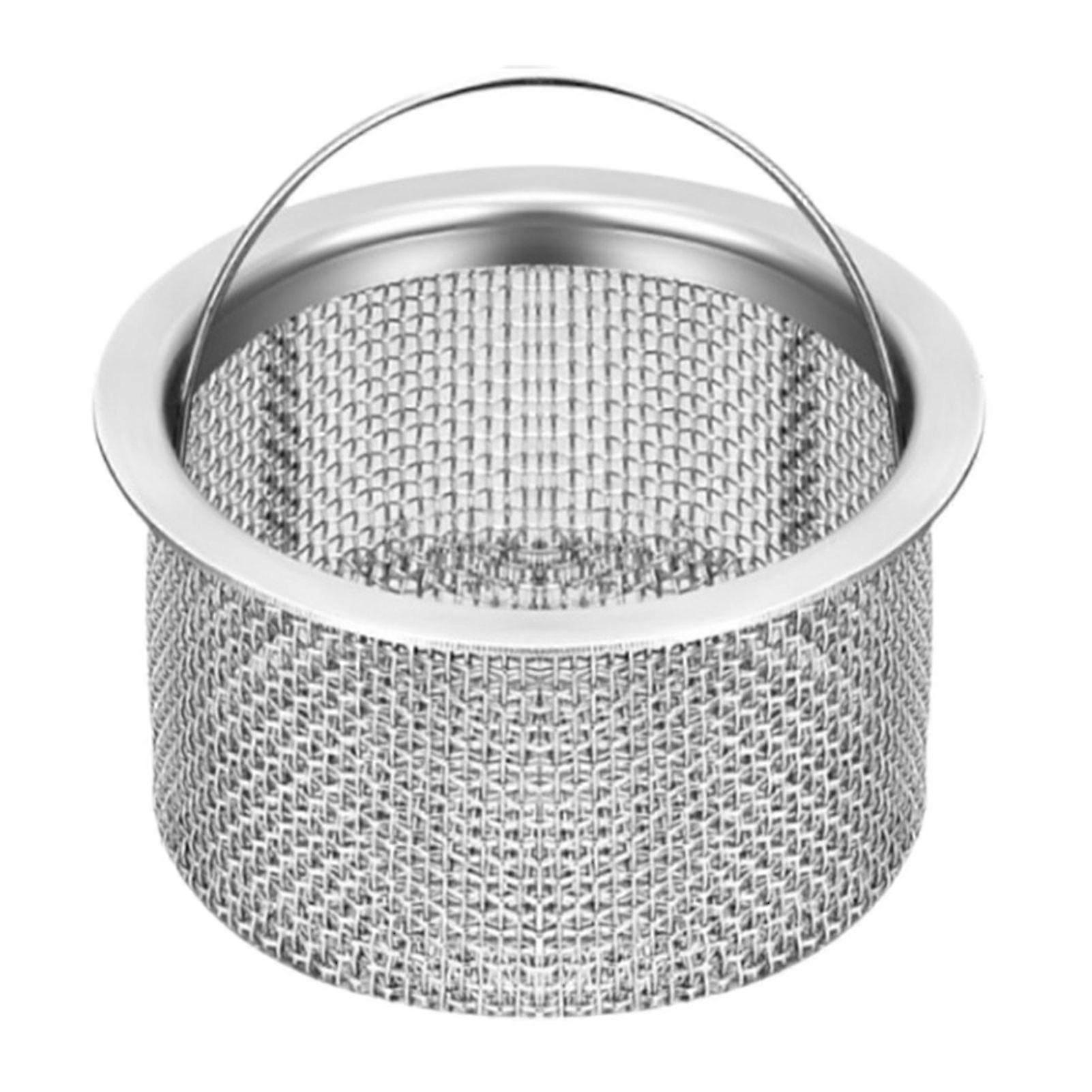 Sink Filter High-density Corrosion-resistant Rustproof Portable Easy To Clean Anti-clogging Effective Stainless Steel Mesh Sink Strainer Kitchen Suppl