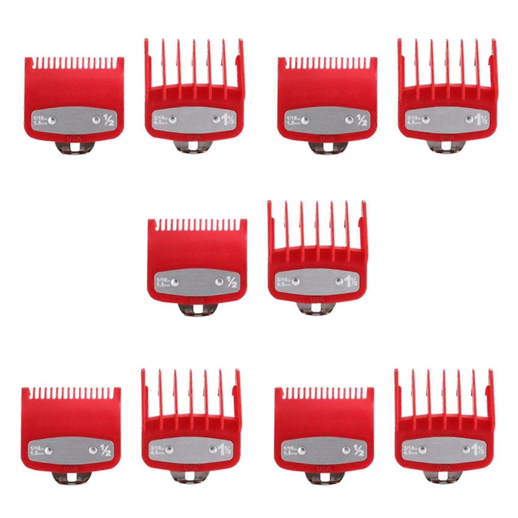 5X for Hair Clipper Guide Comb Set Standard Guards Attached Trimmer Style Parts