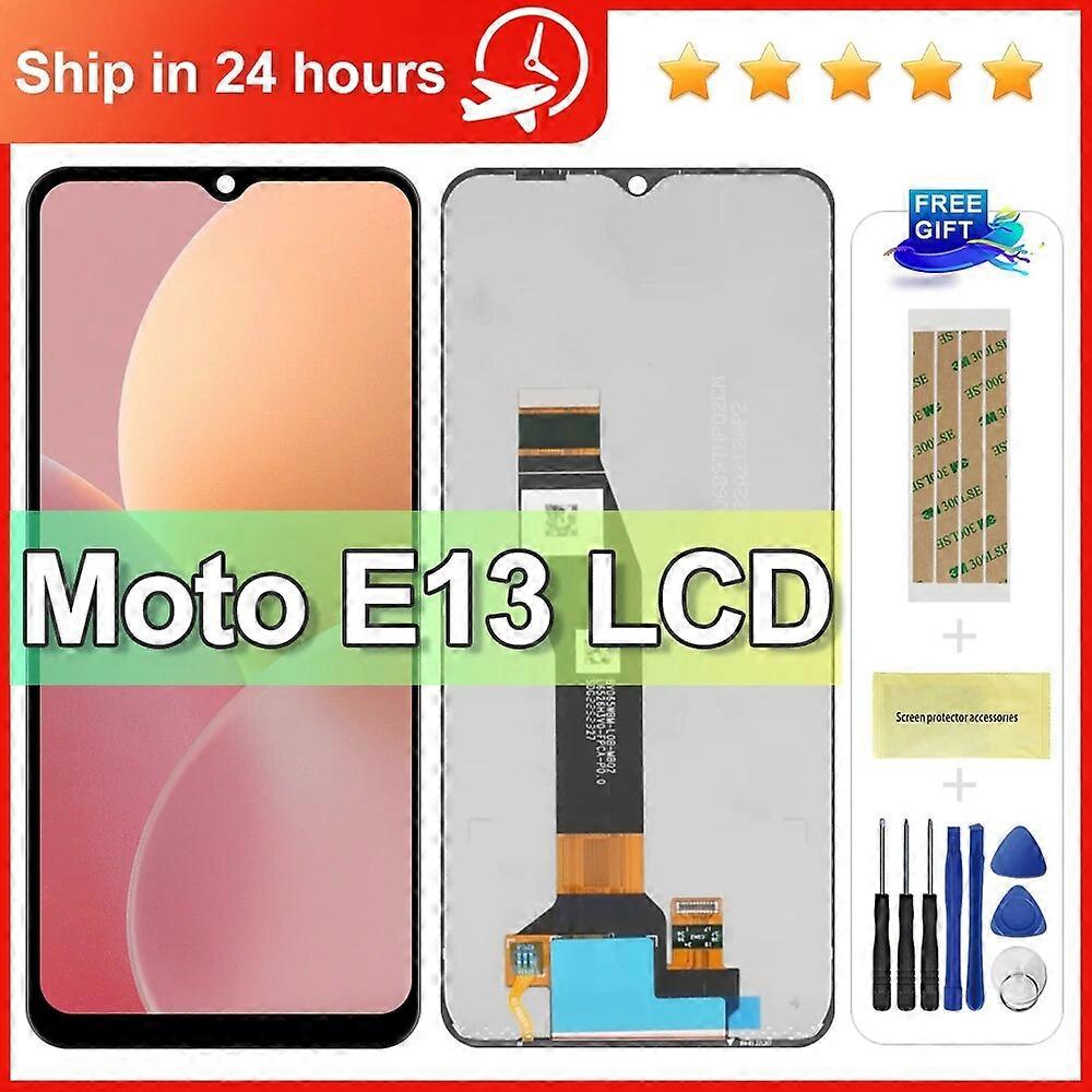 6.5 IPS For Motorola Moto E13 LCD Display Touch Screen Digitizer Assembly Replacement For Motorola Moto E13 LCD With Frame
