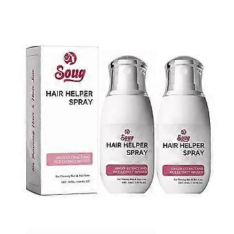 Hair Helper Spray, Biotin And Caffeine for Thinning Hair, Rice Water Spray For Hair Growth, Nourishing Hair Growth Spray for Men And Women, Hair Regen