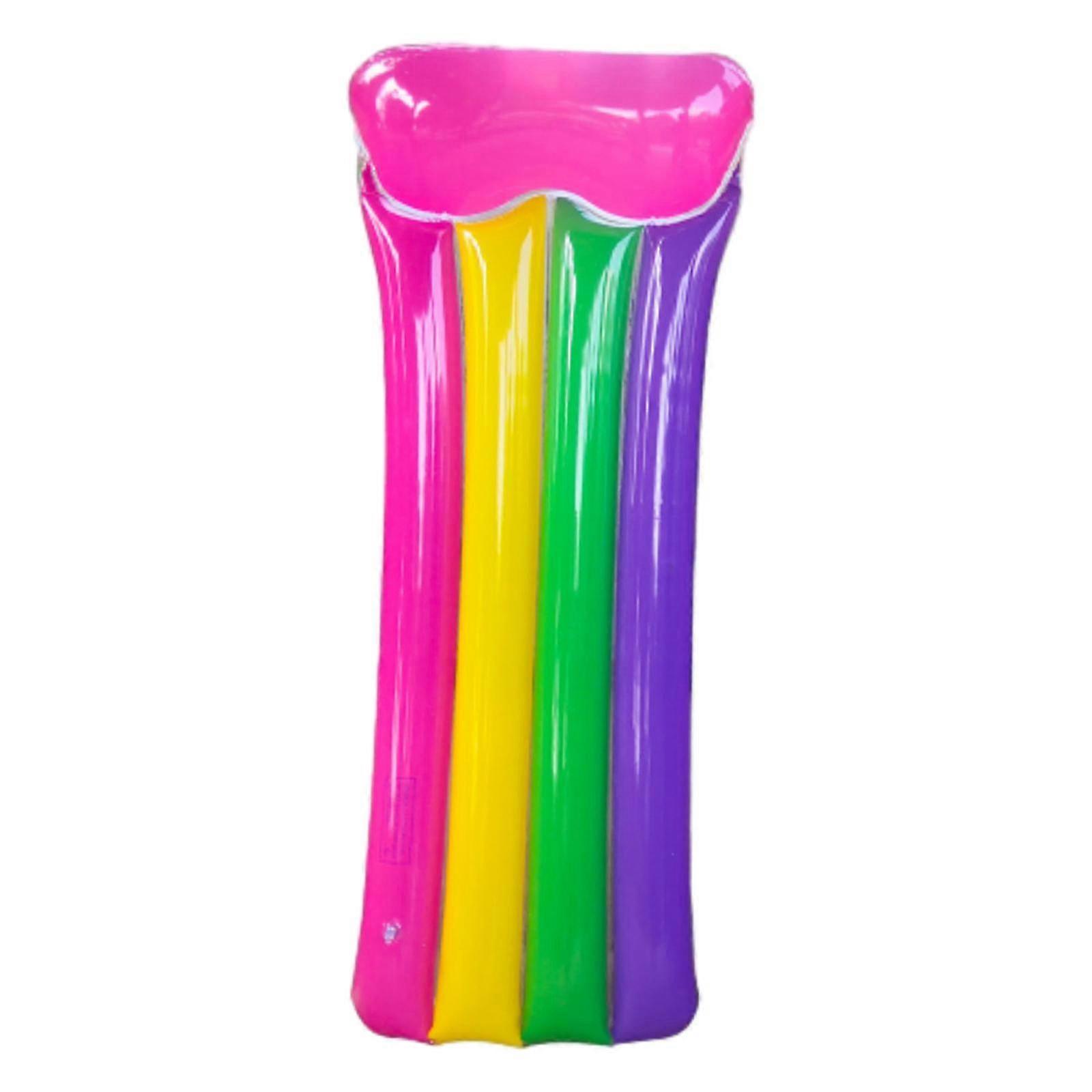 Inflatable Pool Raft with Headrest - Ideal for Summer Water Parks and Lakes