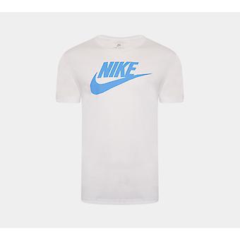 Men's Nike Logo Sports T-Shirt Top White Large