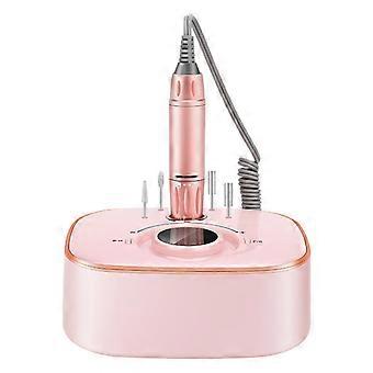 Portable Nail Drill Pink Professional Electric Nail Filer 35000rpm