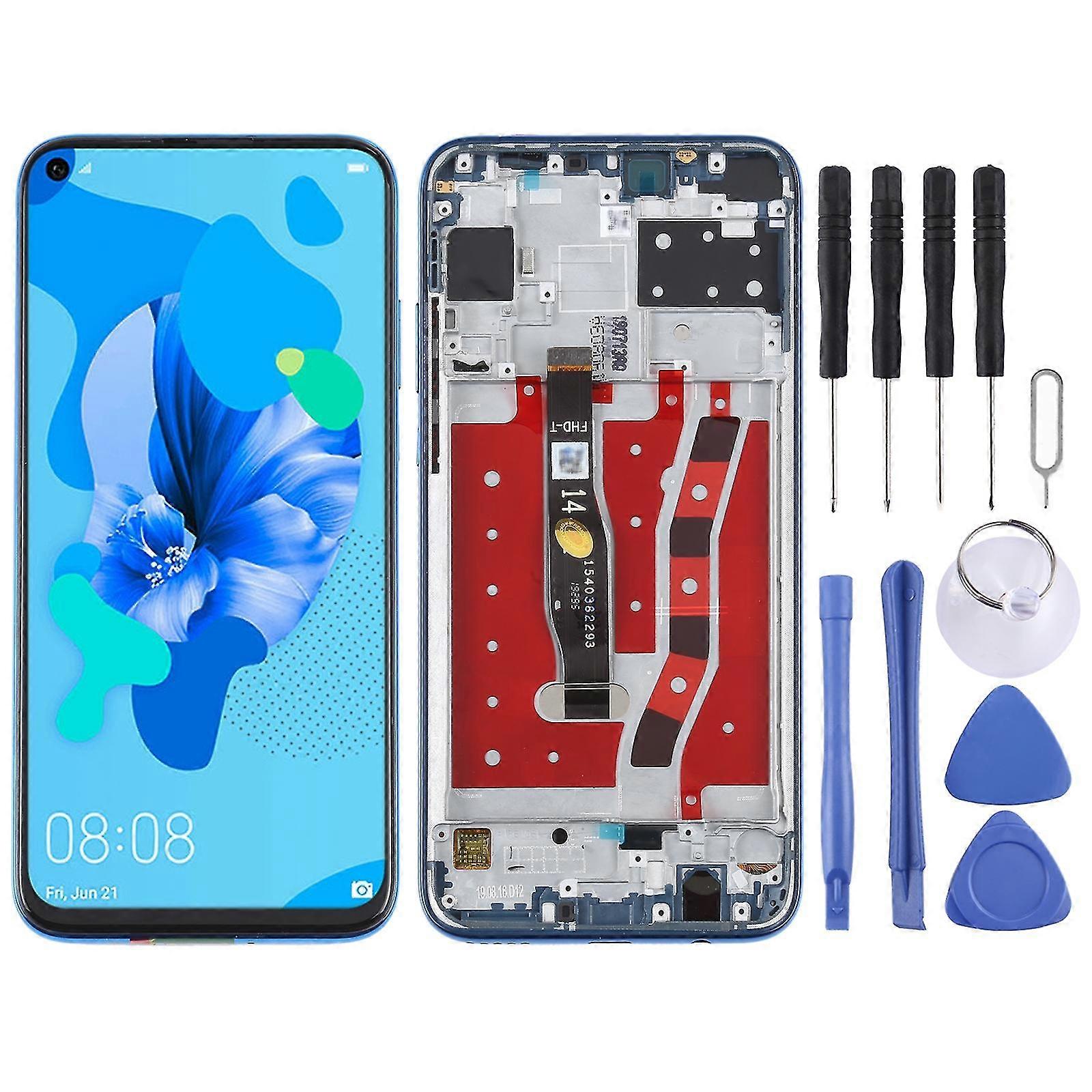 LCD Screen with Frame Compatible  Huawei P20 2019 (Blue)