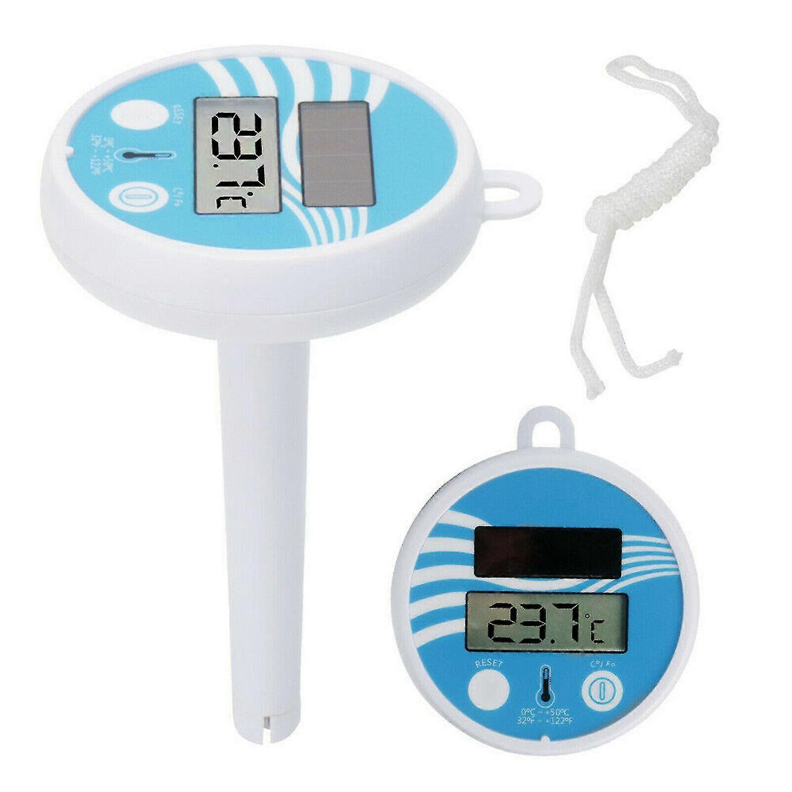 Floating Digital Pool Thermometer Solar Powered Water Temperature Meter