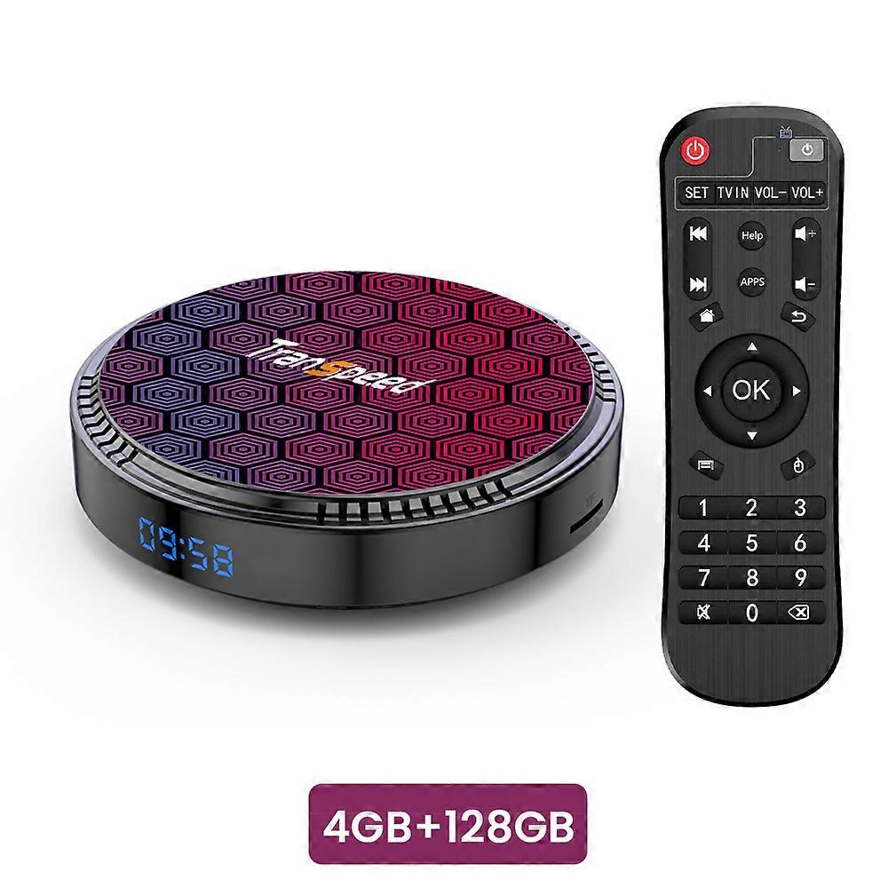 Android 12.0 64GB 128GB TV Box Allwinner H618 Quad Core 8k 6K 4K Dual WiFi Wifi6 BT5.0  32G Media Player Set Top Box