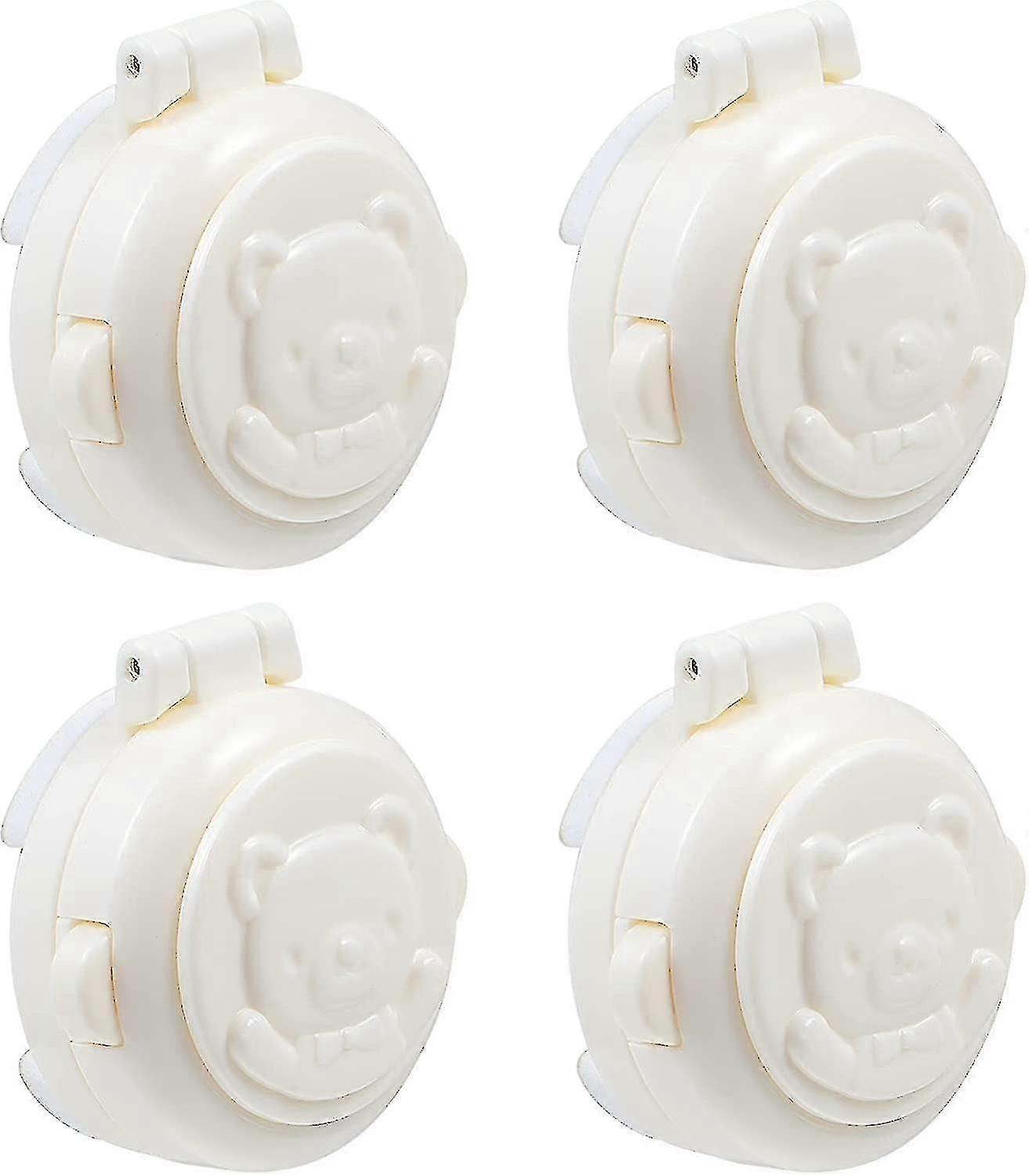 4pcsチャイルドセーフティロック洗濯機ボタンカバーベビープルーフ安全ロック