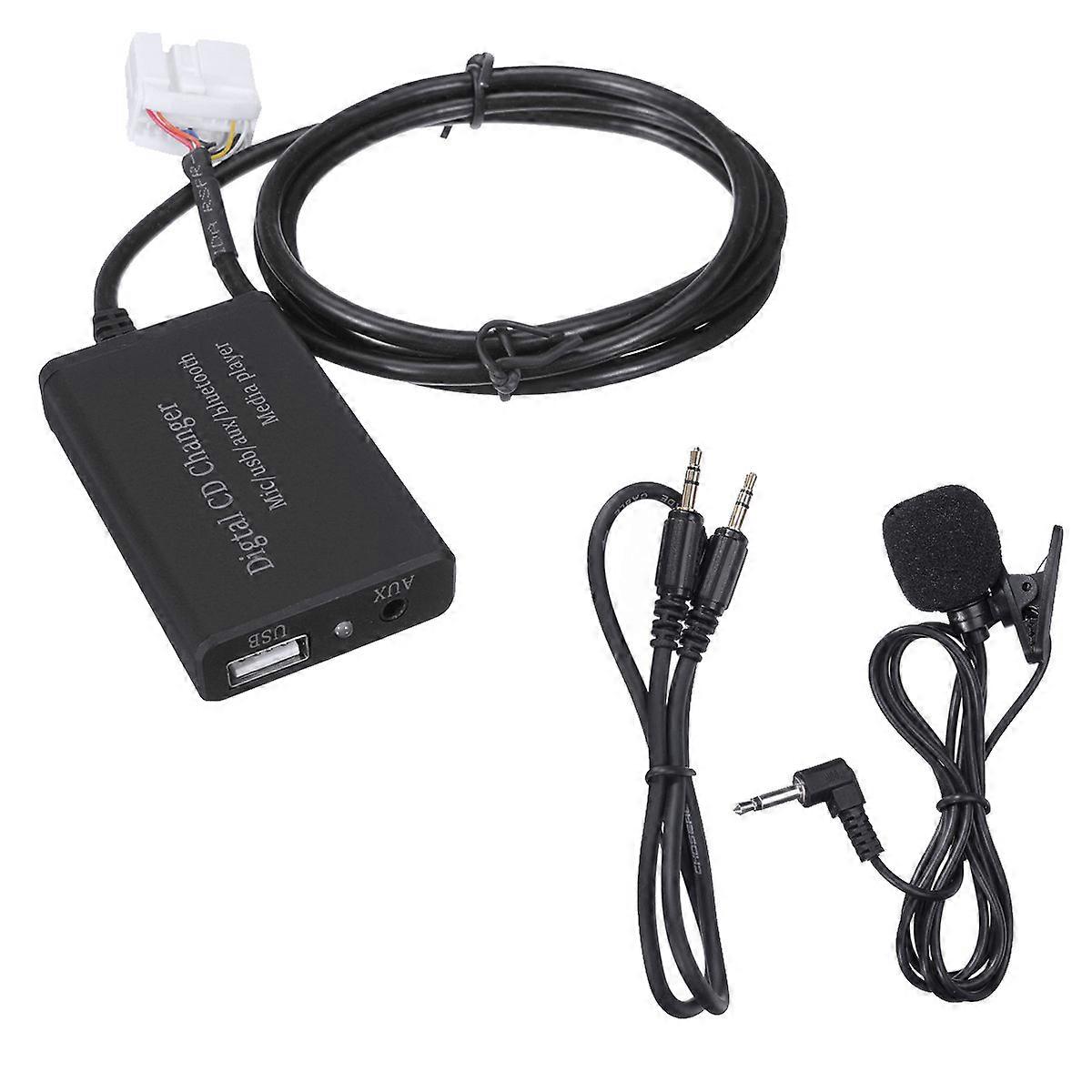 for Accord 2006-2011 Car Bluetooth Module Hands-Free Stereo AUX Adapter Audio CD Converter Interfac
