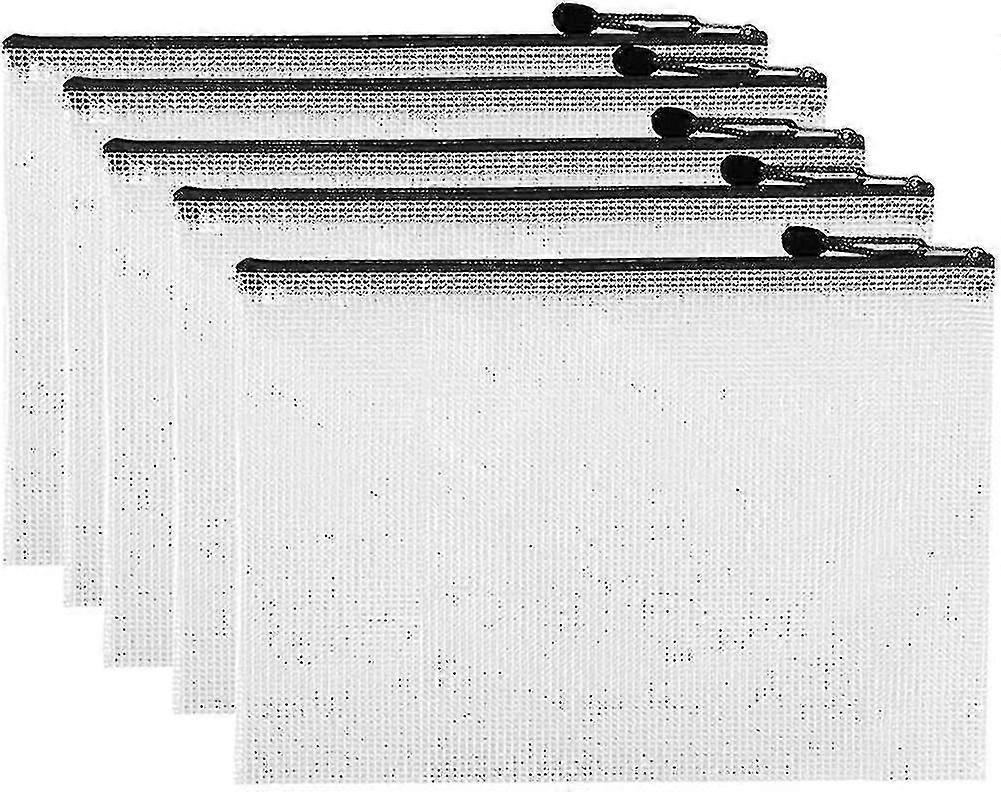 Mesh Zipper Pouches - Zipper File Bags/waterproof Document Bags/plastic