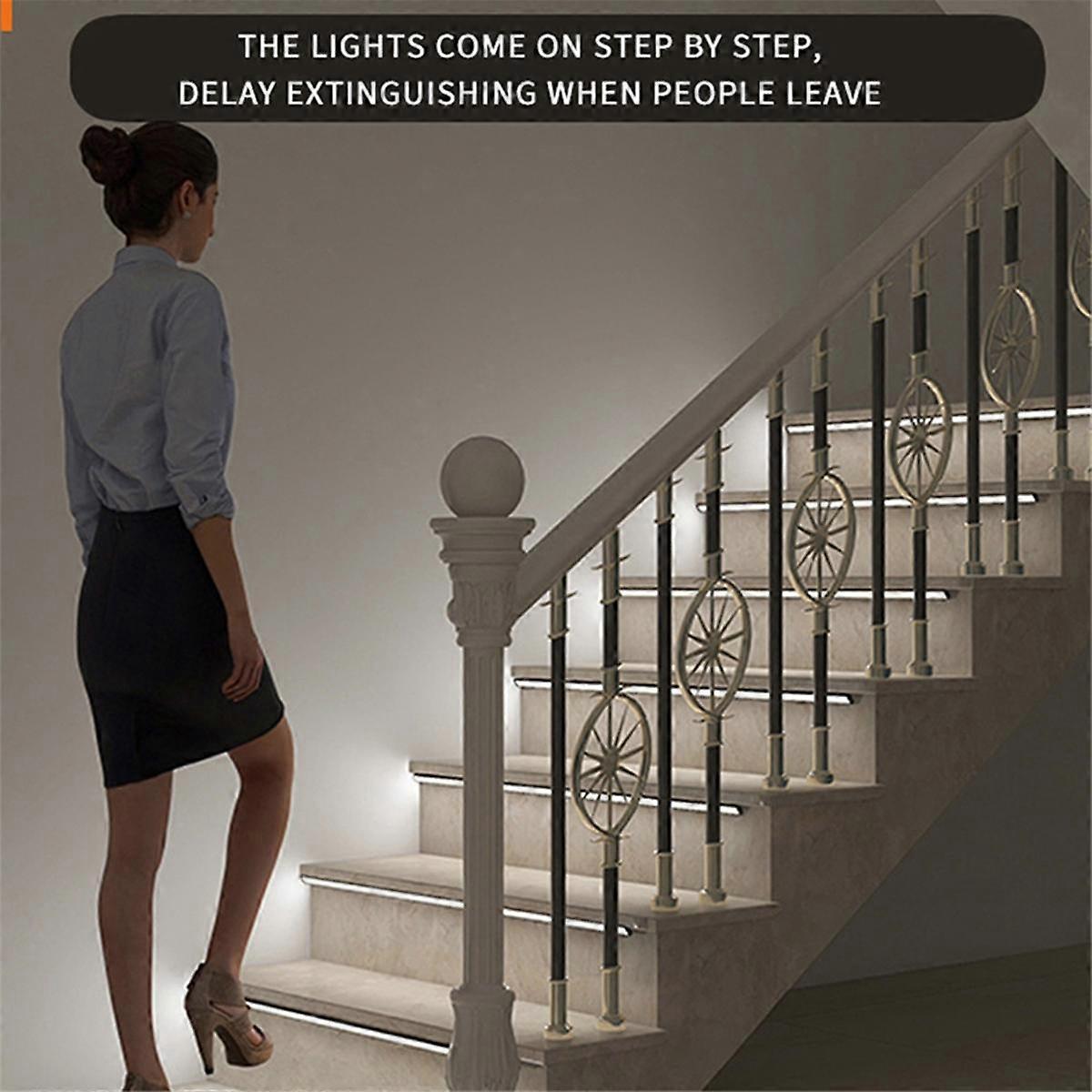 Trapp Slitebane Light Controller Trapp Lys Intelligent Sensor Step Lights Rekkverk Stige Steps Ligh