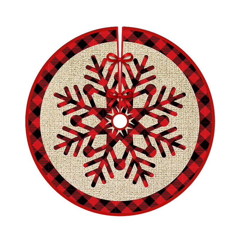 Christmas Tree Skirt Creative Exquisite Printing Tree Bottom Supplies Decorations