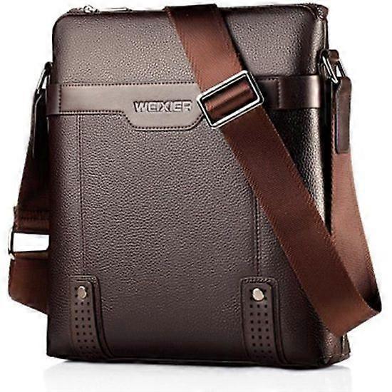 bag Men's Shoulder Bag Briefcase Business Bag Casual BusinessBrown