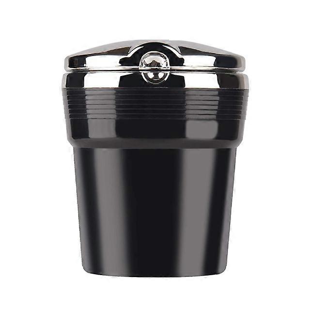 Ashtrays Car Ashtray Car Garbag Can with Led Light with Cover Creative Personality Covered Car Inside The Car Multi-function Car Supplie