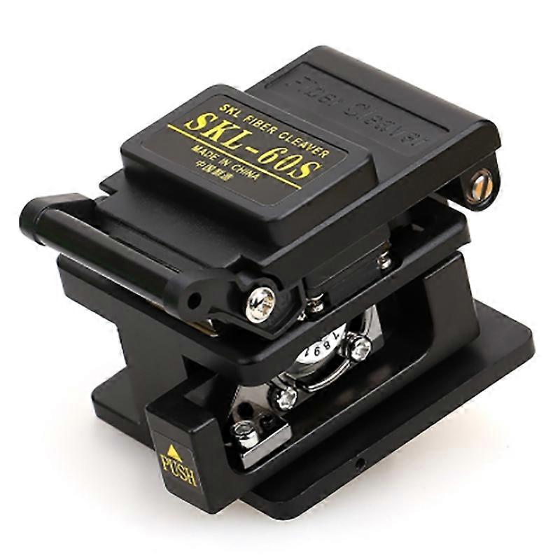 -60S Fiber Cleaver Cable Cutter 3-In-1 Fixture of Optical Fiber for Leather Optical Cable Tail Jump