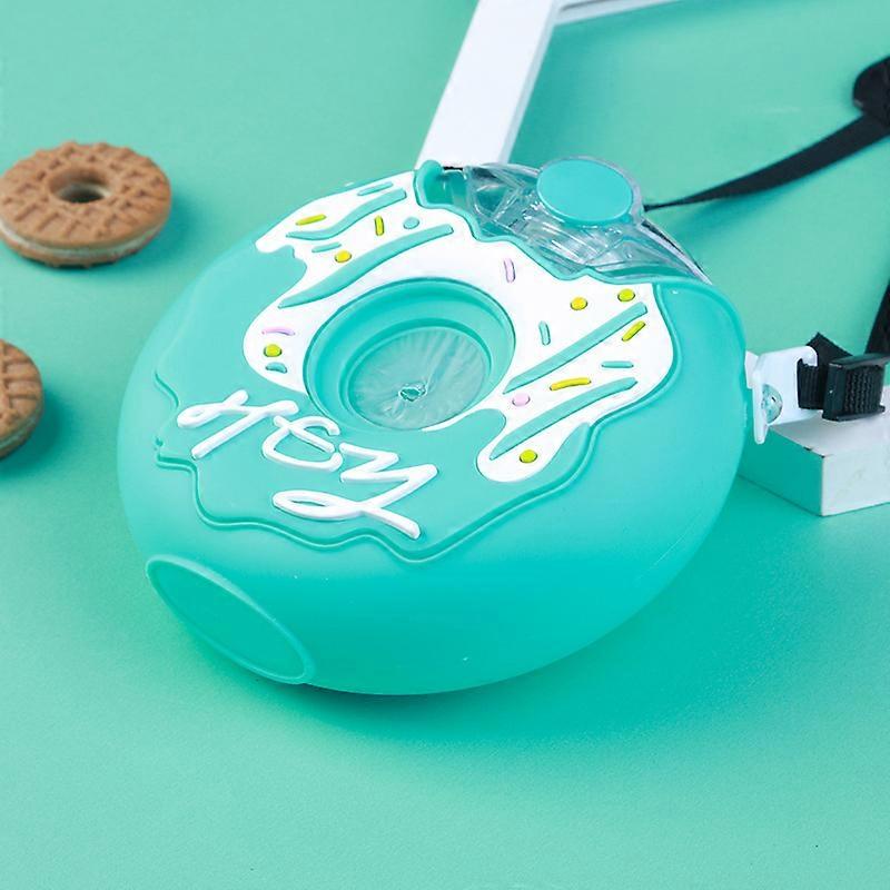 Donut Cute Plastic Summer Strap Water Cup Candy Orchid 300ml