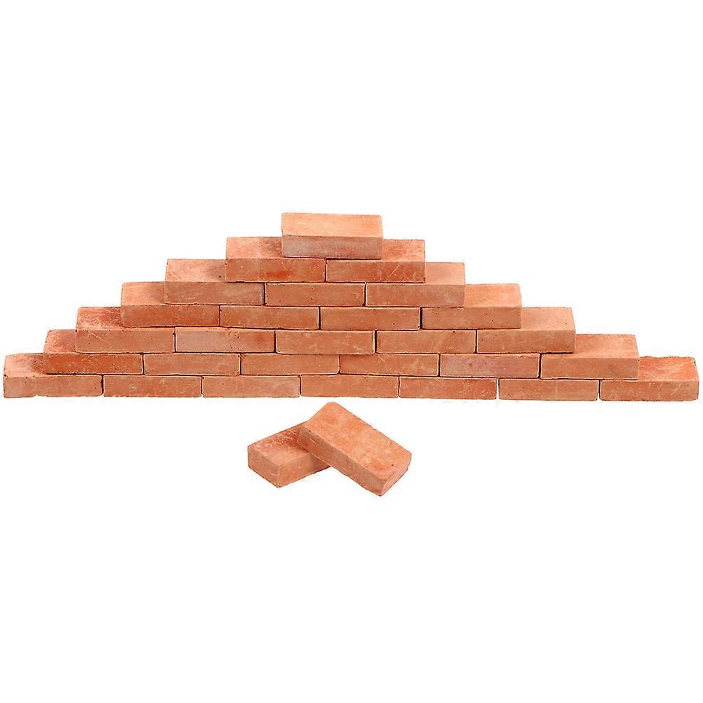 50Pcs προσομοιωμένα μικρά τούβλα μίνι τούβλα μοντέλα DIY μικροσκοπικά τούβλα μίνι σπίτι μίνι στηρίγματα τούβλων