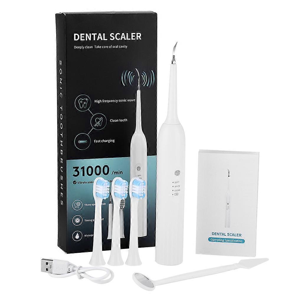 Electric Dental Scaler Tooth Cleaner Sonic Vibration Oral Calculus Tartar Remover Dental Plaque Stain Remove Teeth Whitening