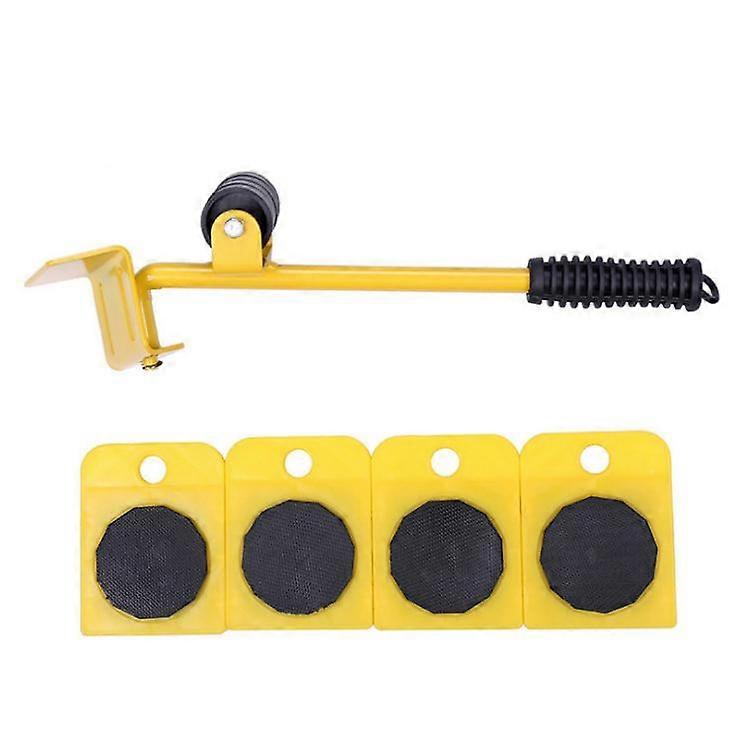 5Pcs Furniture transport lifter tool set with wheel bar Roller Device household heavy stuffs moving tools