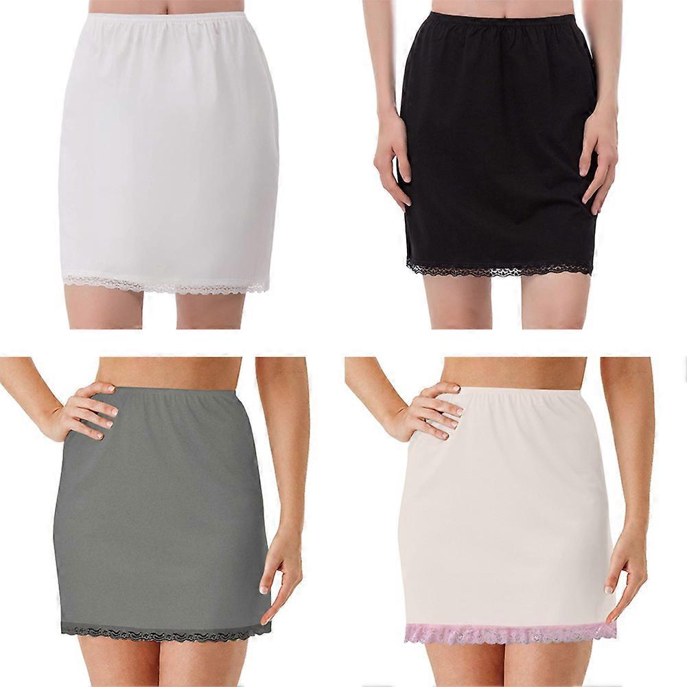 Lady Cintura Slip Renda Short Underskirt Petticoat Soft Petticoat Extensor Crinoline