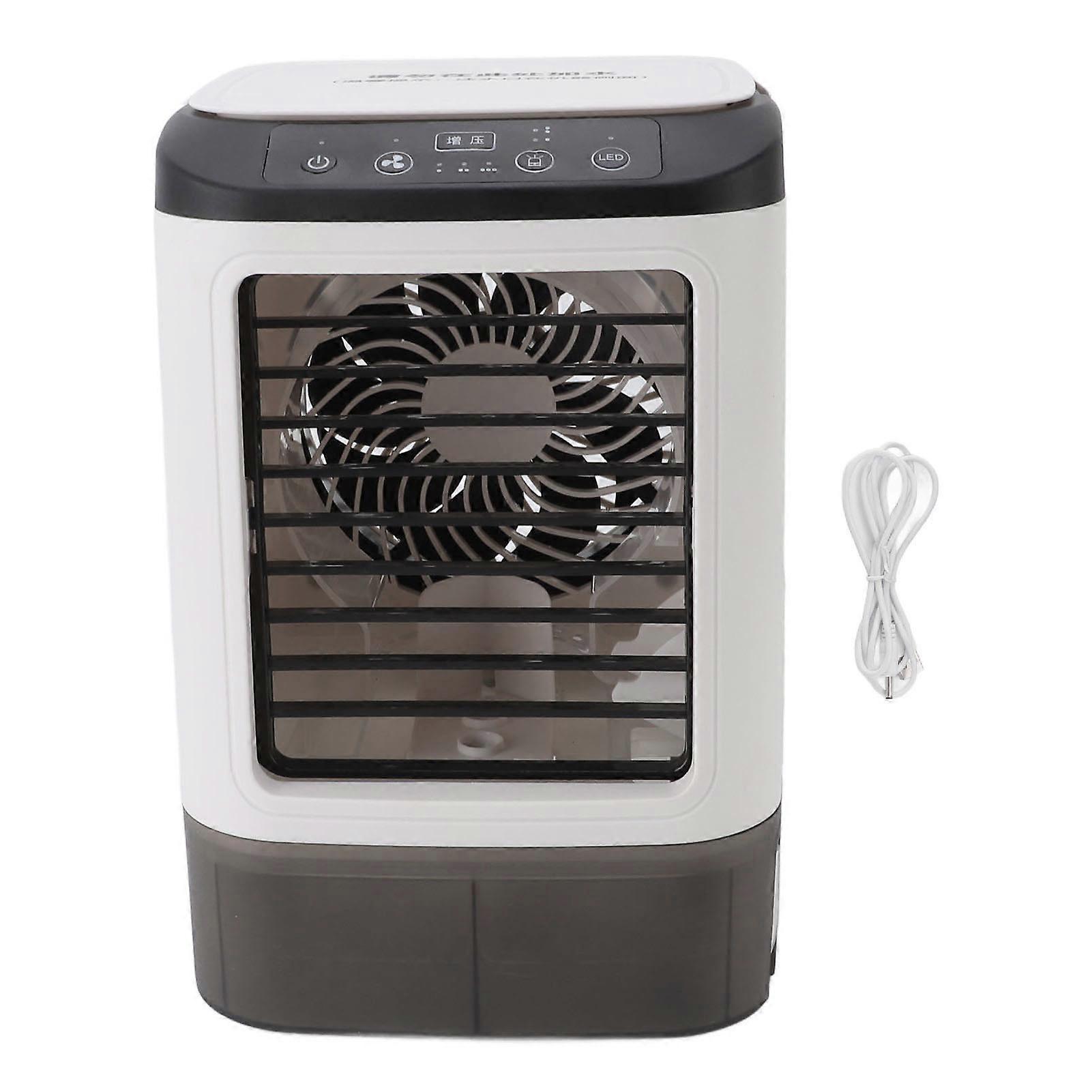 Mini Air Conditioner 12W 900ml Water Tank USB Powered Humidifying Misting Portable Air Cooler for Home Desk Office