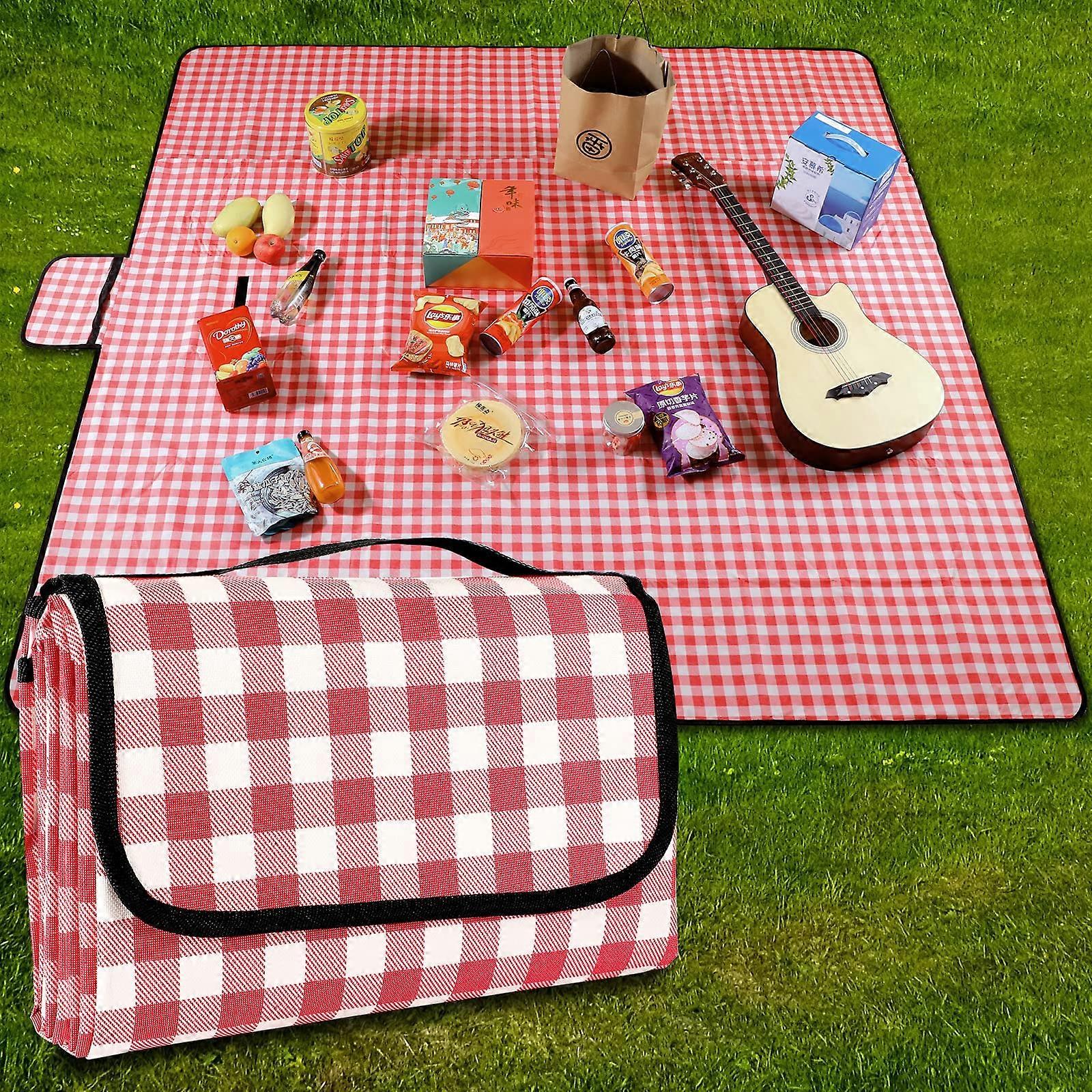 Picnic Blanket Waterproof Beach Mat 200200cm, Lightweight