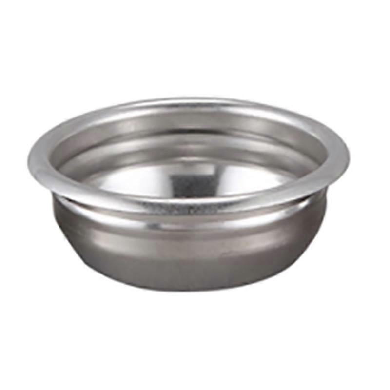 58mm Reusable Filter Basket Stainless Steel Double Doses Filter Cup Coffee Machine Filter Basket Bottomless Filter